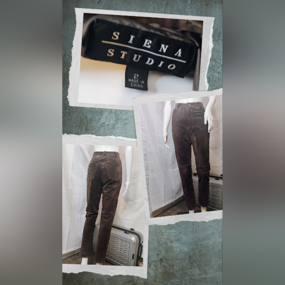 Siena Studio Brown Leather Pants
